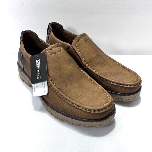 Aston Marc Brill-01 Comfort Slip On Loafer Men's Shoes Tan US 8.5 - Picture 1 of 10